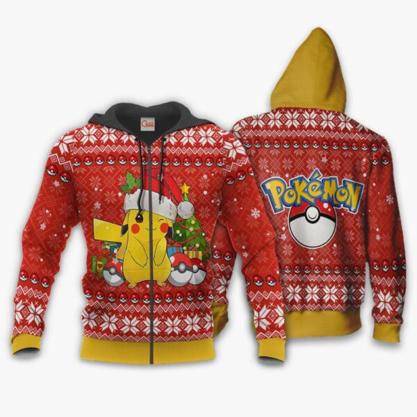 Pikachu Ugly Christmas Sweater Pokemon Anime Xmas Gift 2