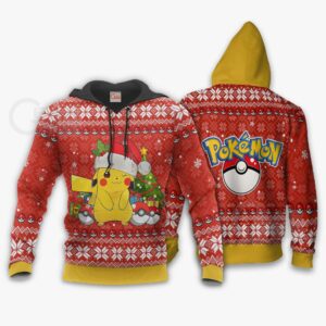 Pikachu Ugly Christmas Sweater Pokemon Anime Xmas Gift 7