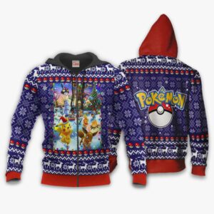 Pokemon Ugly Christmas Sweater Happy Pokemon Anime Xmas Gift VA11 6