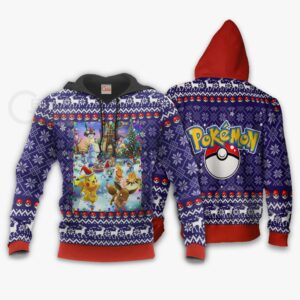 Pokemon Ugly Christmas Sweater Happy Pokemon Anime Xmas Gift VA11 7