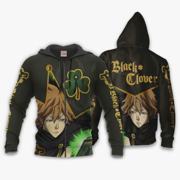 Black Bull Finral Custom Shirt Black Clover Anime Jacket VA11 1