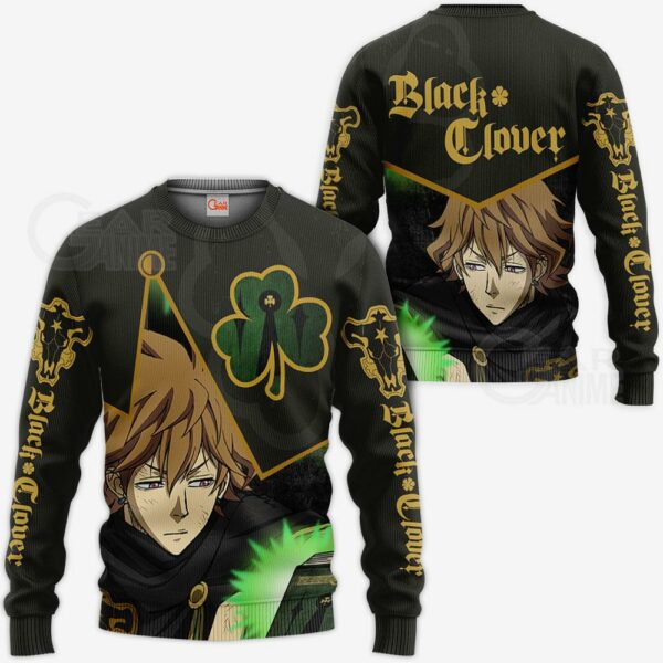 Black Bull Finral Custom Shirt Black Clover Anime Jacket VA11 2