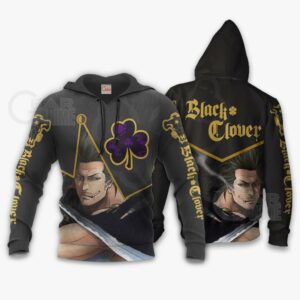 Black Bull Yami Sukehiro Custom Shirt Black Clover Anime Jacket VA11 10