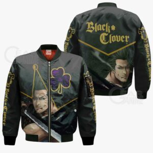 Black Bull Yami Sukehiro Custom Shirt Black Clover Anime Jacket VA11 11