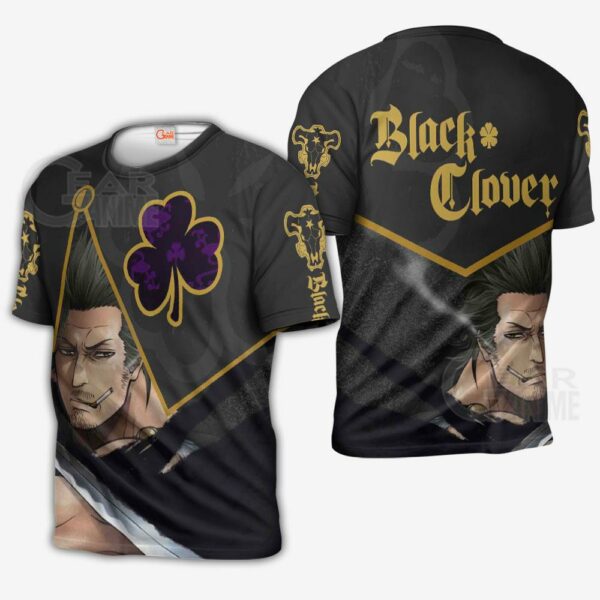 Black Bull Yami Sukehiro Custom Shirt Black Clover Anime Jacket VA11 3