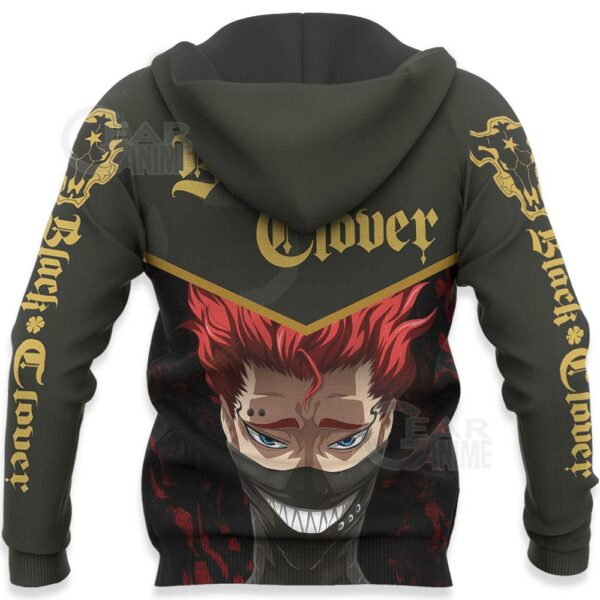 Black Bull Zora Ideale Custom Shirt Black Clover Anime Jacket VA11 6