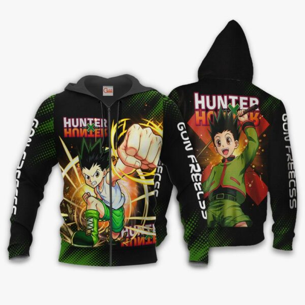 Gon Freecss Shirt Hunter X Hunter Custom Anime Hoodie Jacket 1