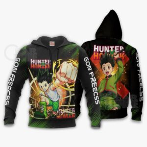 Gon Freecss Shirt Hunter X Hunter Custom Anime Hoodie Jacket 10