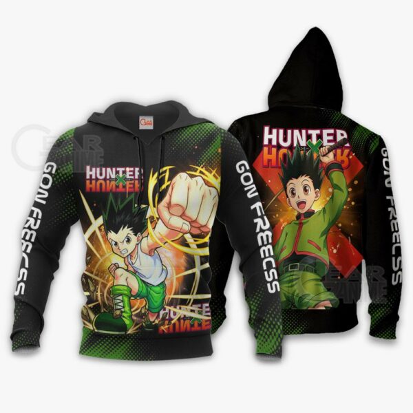 Gon Freecss Shirt Hunter X Hunter Custom Anime Hoodie Jacket 4