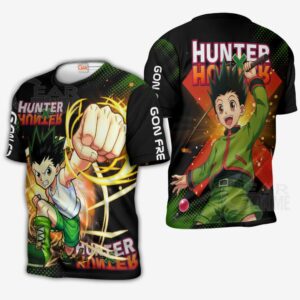 Gon Freecss Shirt Hunter X Hunter Custom Anime Hoodie Jacket 9