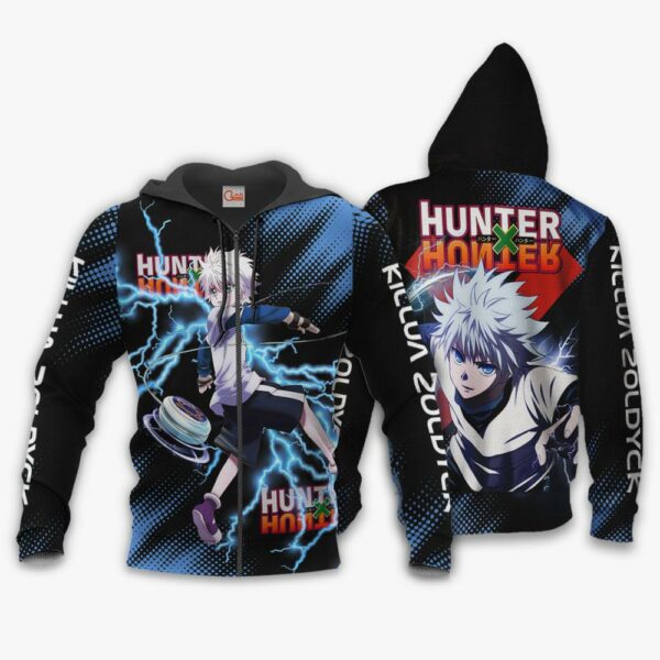 Killua Zoldyck Shirt Hunter X Hunter Custom Anime Hoodie Jacket 1