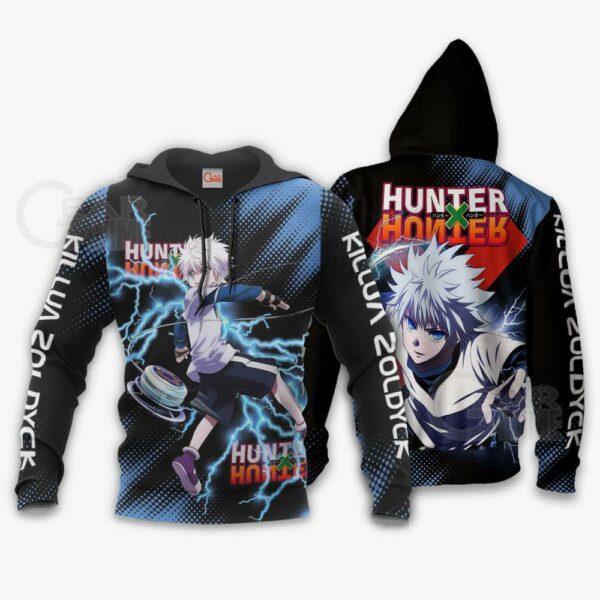 Killua Zoldyck Shirt Hunter X Hunter Custom Anime Hoodie Jacket 4