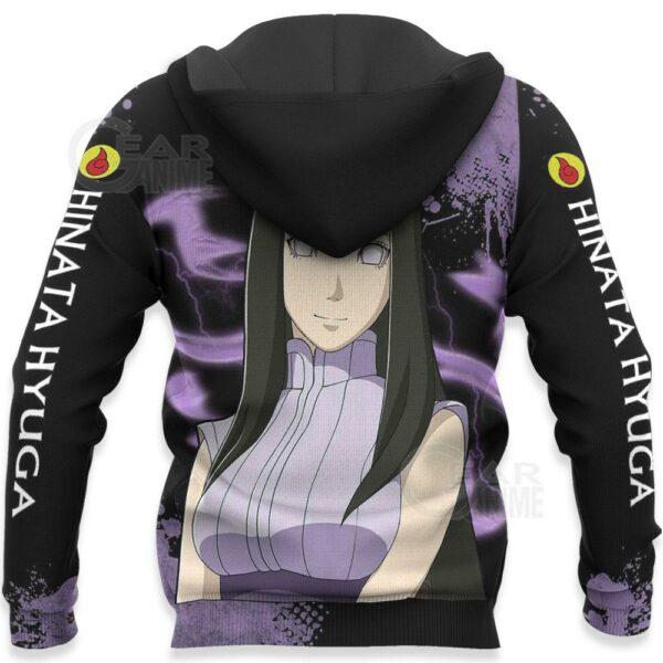 Hyuga Hinata Hoodie Sweater Naruto Custom Anime Zip Jacket 5