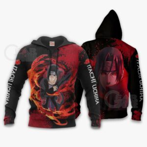 Uchiha Itachi Sweatshirt Naruto Custom Anime Hoodie Jacket VA11 8