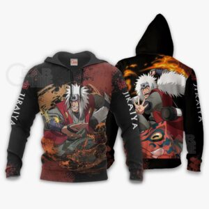 Jiraiya Sweatshirt Naruto Custom Anime Hoodie Jacket VA11 8