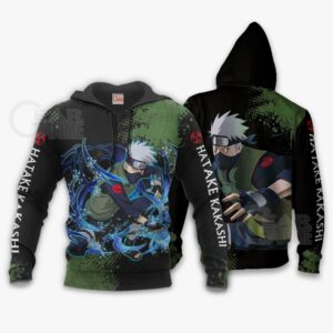 Hatake Kakashi Sweatshirt Naruto Custom Anime Hoodie Jacket 8