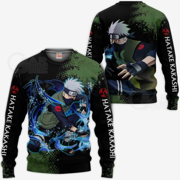 Hatake Kakashi Sweatshirt Naruto Custom Anime Hoodie Jacket 2