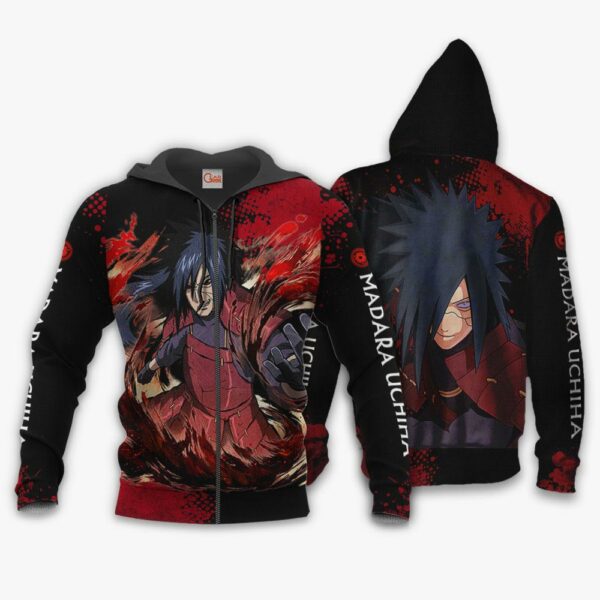 Uchiha Madara Sweatshirt Naruto Custom Anime Hoodie Jacket VA11 1