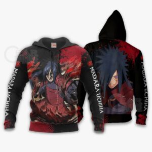 Uchiha Madara Sweatshirt Naruto Custom Anime Hoodie Jacket VA11 8