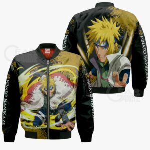 Uzumaki Minato Hoodie Sweater Naruto Custom Anime Zip Jacket 9