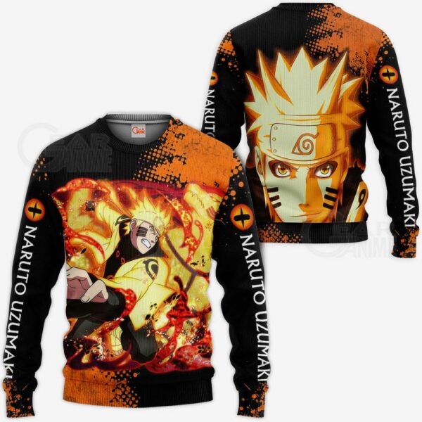 Naruto Kurama Form Sweatshirt Naruto Custom Anime Hoodie Jacket 2