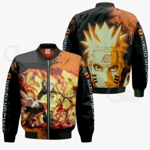 Naruto Kurama Form Sweatshirt Naruto Custom Anime Hoodie Jacket 9