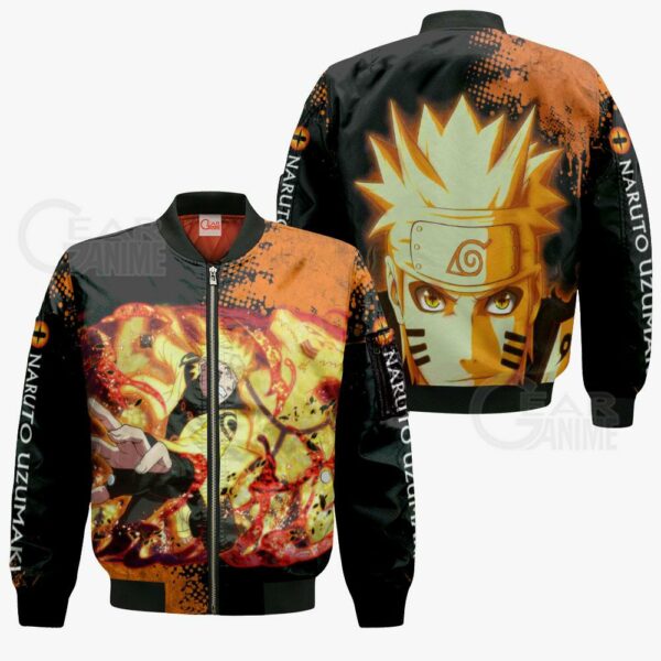 Naruto Kurama Form Sweatshirt Naruto Custom Anime Hoodie Jacket 4