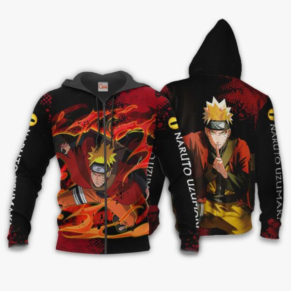 Naruto Sage Form Sweatshirt Naruto Custom Anime Hoodie Jacket 1