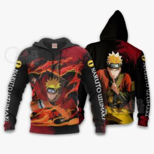 Naruto Sage Form Sweatshirt Naruto Custom Anime Hoodie Jacket 8