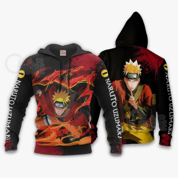 Naruto Sage Form Sweatshirt Naruto Custom Anime Hoodie Jacket 3