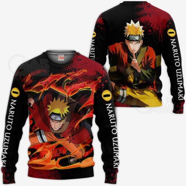 Naruto Sage Form Sweatshirt Naruto Custom Anime Hoodie Jacket 2