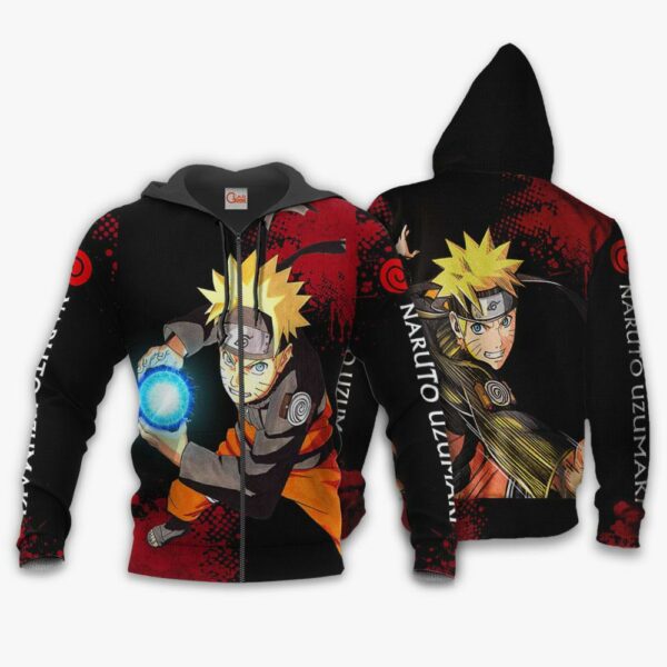 Uzumaki Naruto Hoodie Sweater Naruto Custom Anime Zip Jacket 1