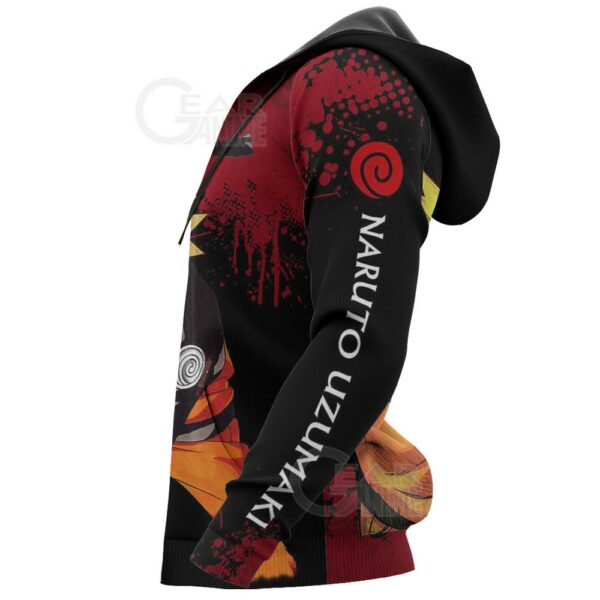 Uzumaki Naruto Hoodie Sweater Naruto Custom Anime Zip Jacket 6