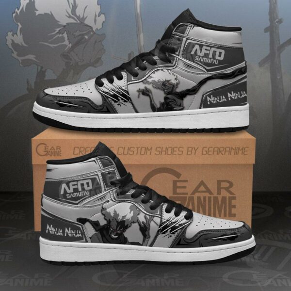 Ninja Ninja Sneakers Afro Samurai Custom Anime Shoes MN11 1