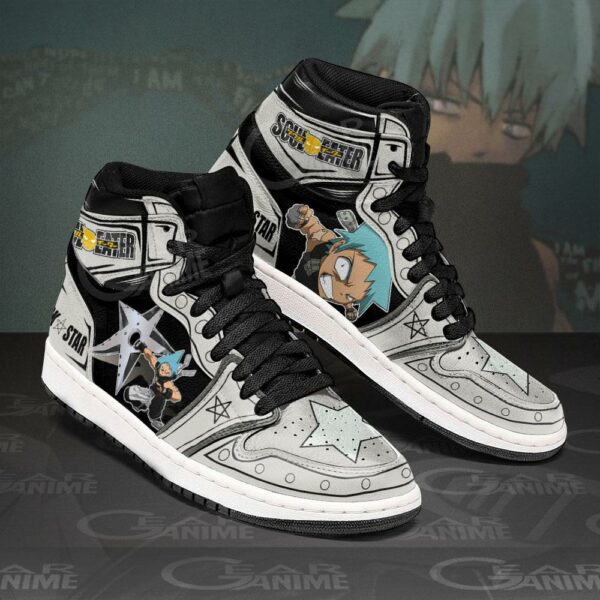 Black Star Sneakers Soul Eater Custom Anime Shoes MN11 2