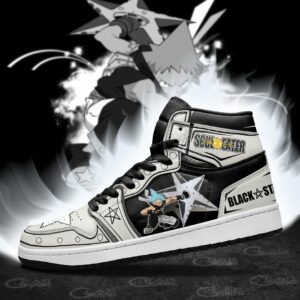 Black Star Sneakers Soul Eater Custom Anime Shoes MN11 6