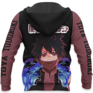 Dabi Shirt Toya Todoroki MHA Custom Anime Zip Jacket 10