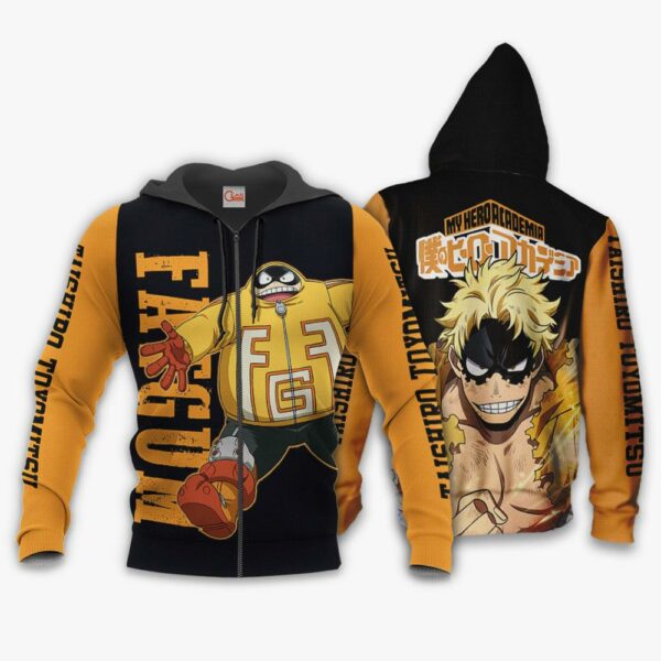 Taishiro Toyomitsu Shirt Fatgum MHA Custom Anime Zip Jacket 1