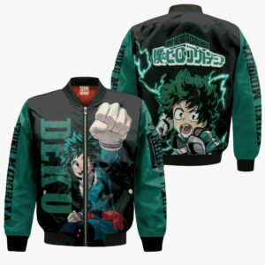 Izuku Midoriya Hoodie Sweater Deku MHA Custom Anime Zip Jacket 7