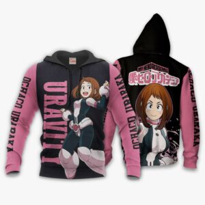 Ochako Uraraka Hoodie Shirt My Hero Academia Custom Jacket 8