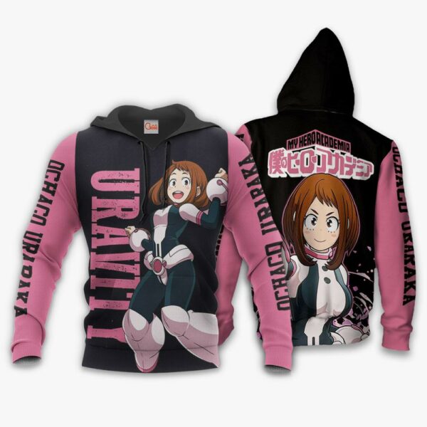 Ochako Uraraka Hoodie Shirt My Hero Academia Custom Jacket 3