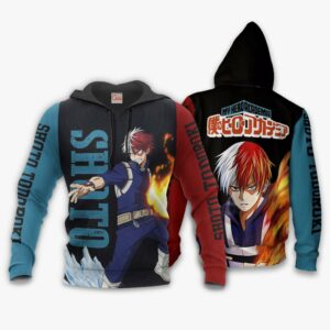 Shoto Todoroki Hoodie Shirt My Hero Academia Custom Jacket 8