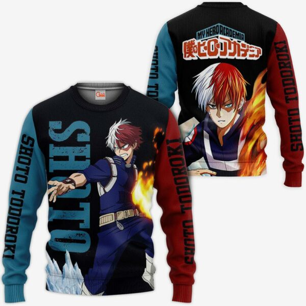 Shoto Todoroki Hoodie Shirt My Hero Academia Custom Jacket 2