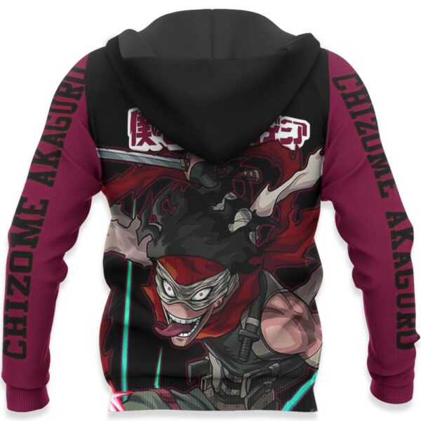 Chizome Akaguro Shirt Stain MHA Custom Anime Zip Jacket 5