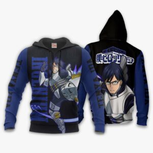 Tenya Ida Shirt Ingenium Hero MHA Custom Anime Zip Jacket 8