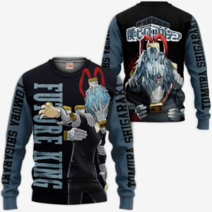 Tomura Shigaraki Shirt Future King MHA Custom Anime Zip Jacket 7