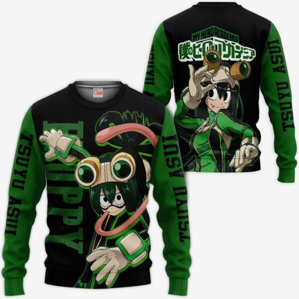 Tsuyu Asui Froppy Hoodie Shirt My Hero Academia Custom Jacket 2