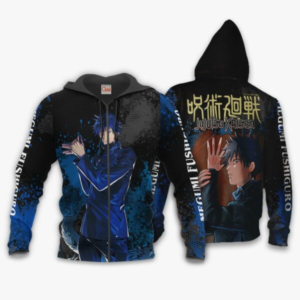 Megumi Fushiguro Hoodie Shirt Jujutsu Kaisen Custom Anime Jacket 1