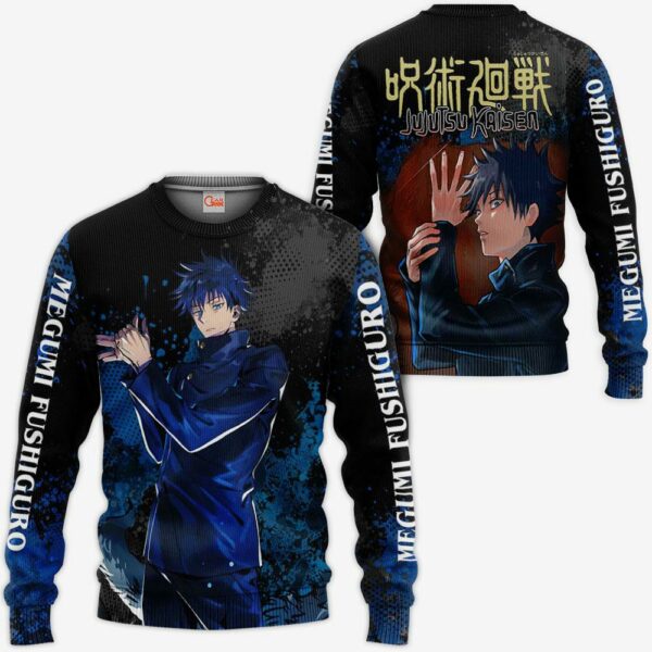 Megumi Fushiguro Hoodie Shirt Jujutsu Kaisen Custom Anime Jacket 2