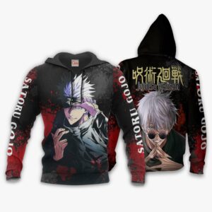 Satoru Gojo Hoodie Shirt Jujutsu Kaisen Custom Anime Jacket 8